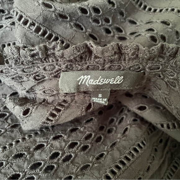 Black Madewell Lace Blouse | Size Small - Picture 3 of 3
